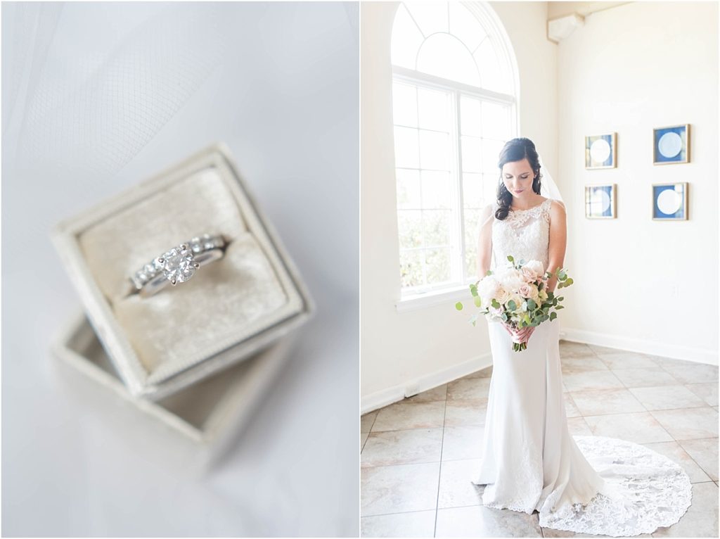 A blush Wedding at St Petersburg Womans Club in St Petersburg, FL by Katie Hauburger Photography, Tampa Wedding Photographer