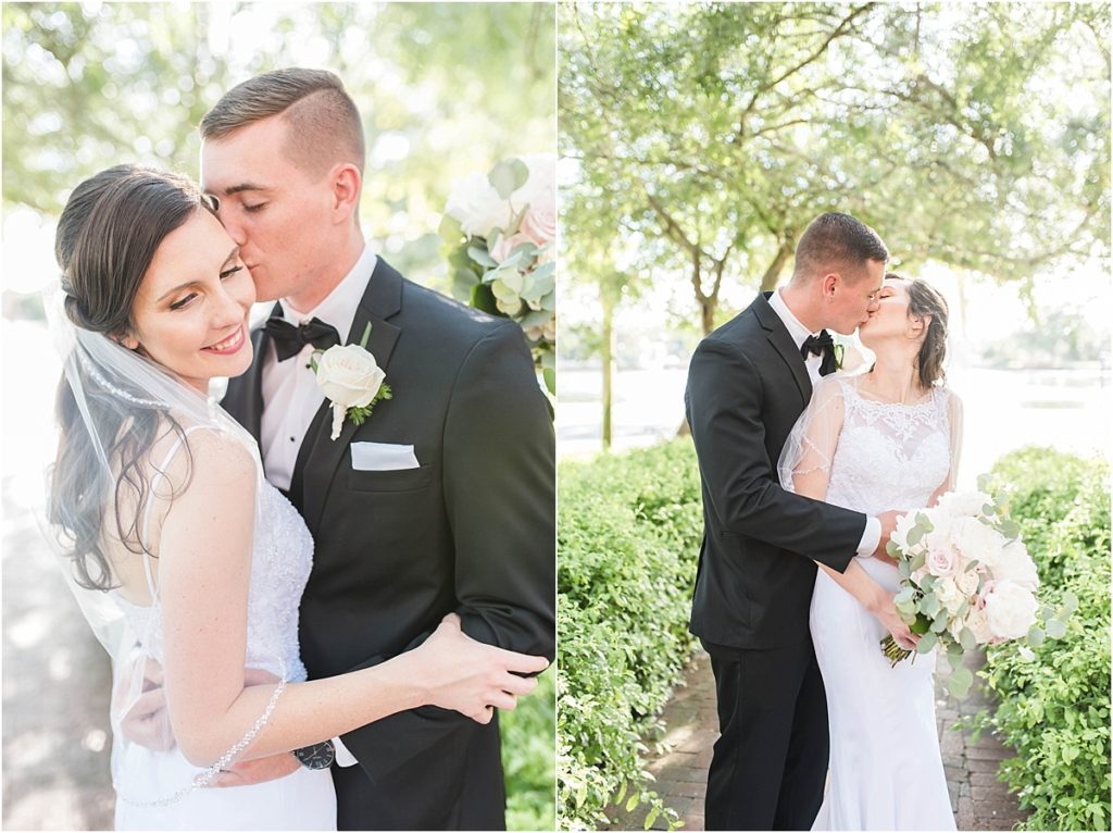 A blush Wedding at St Petersburg Womans Club in St Petersburg, FL by Katie Hauburger Photography, Tampa Wedding Photographer