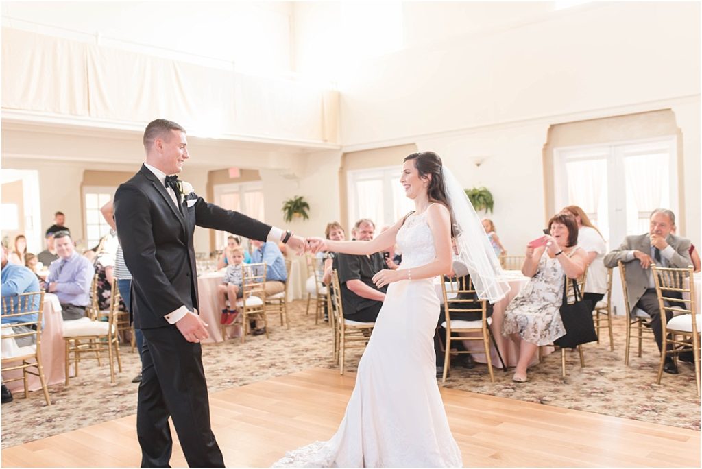 A blush Wedding at St Petersburg Womans Club in St Petersburg, FL by Katie Hauburger Photography, Tampa Wedding Photographer