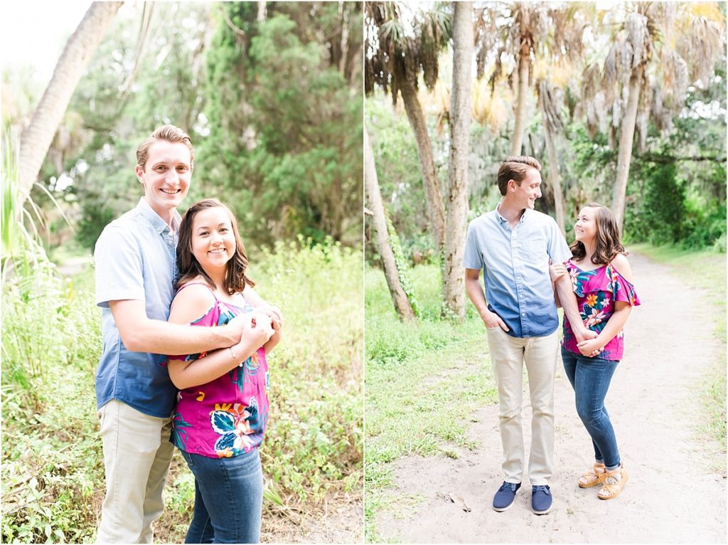 Summer Engagement Session at Philippe Park in Safety Harbor, FL by Katie Hauburger Photography, Tampa Wedding Photographer, Orlando Wedding Photographer