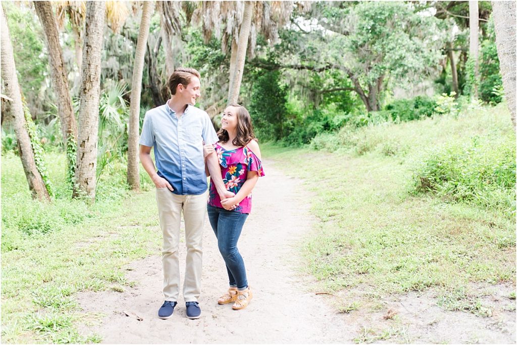 Summer Engagement Session at Philippe Park in Safety Harbor, FL by Katie Hauburger Photography, Tampa Wedding Photographer, Orlando Wedding Photographer