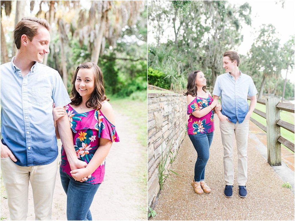 Summer Engagement Session at Philippe Park in Safety Harbor, FL by Katie Hauburger Photography, Tampa Wedding Photographer, Orlando Wedding Photographer