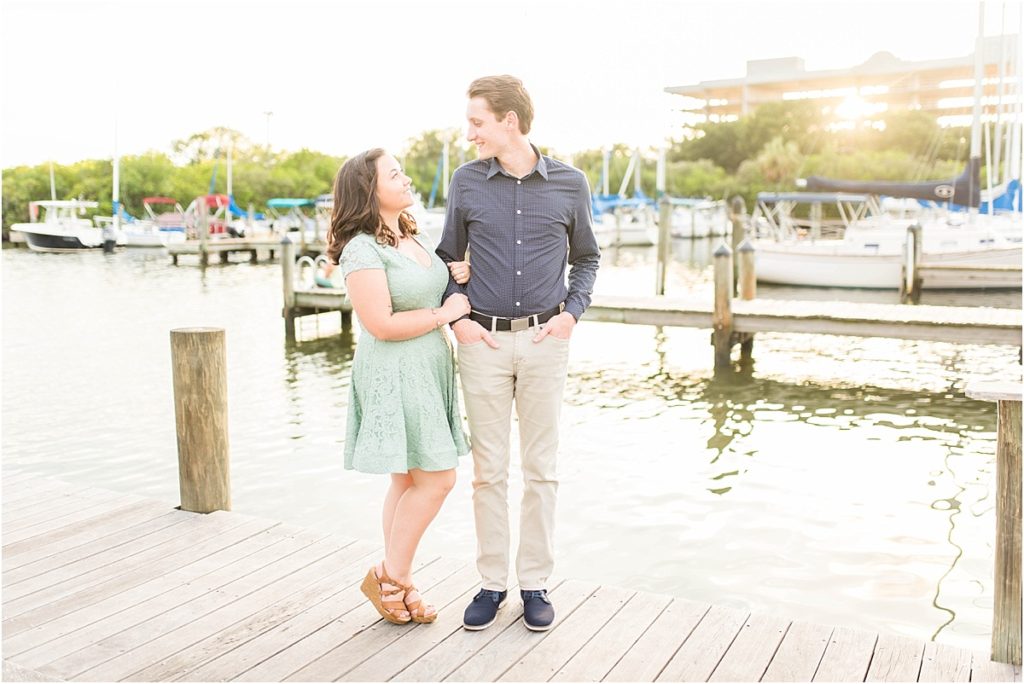 Summer Engagement Session at Philippe Park in Safety Harbor, FL by Katie Hauburger Photography, Tampa Wedding Photographer, Orlando Wedding Photographer