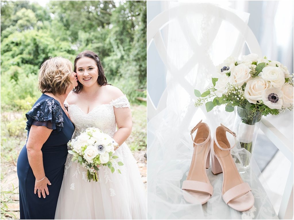 Gray, Blush and Ivory Wedding at Cross Creek Ranch in Dover, FL by Katie Hauburger Photography, Tampa Wedding Photographer