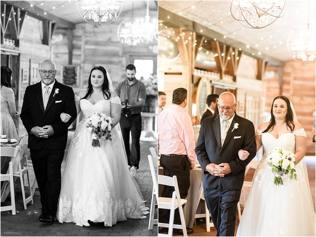 Gray, Blush and Ivory Wedding at Cross Creek Ranch in Dover, FL by Katie Hauburger Photography, Tampa Wedding Photographer