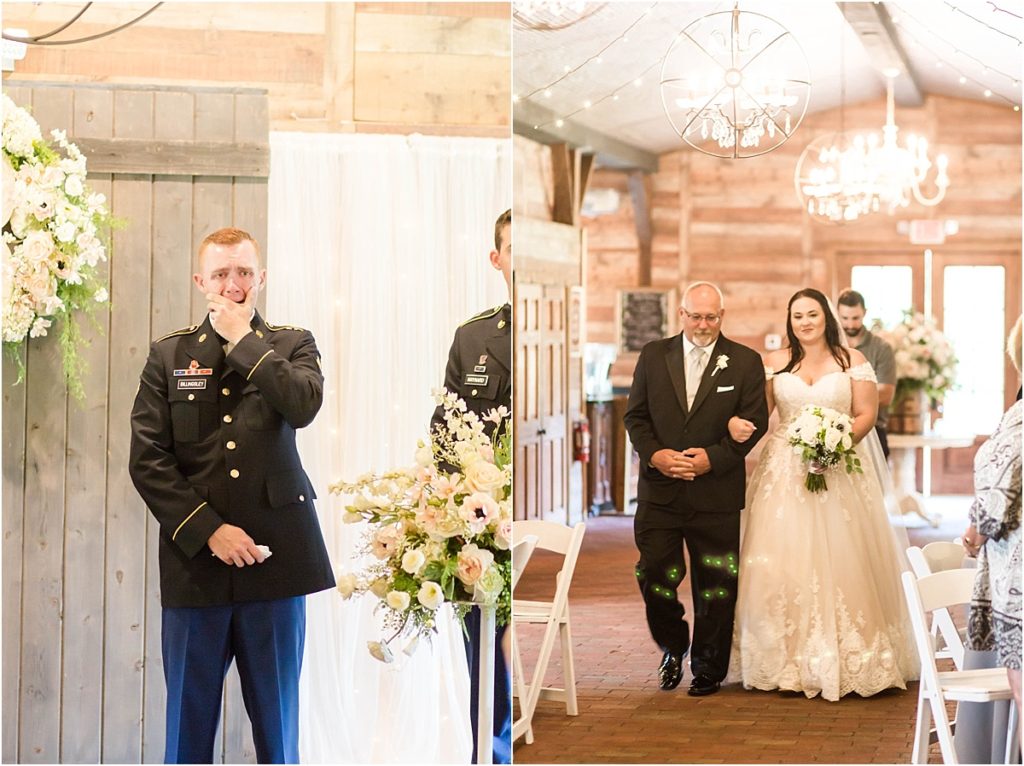 Gray, Blush and Ivory Wedding at Cross Creek Ranch in Dover, FL by Katie Hauburger Photography, Tampa Wedding Photographer