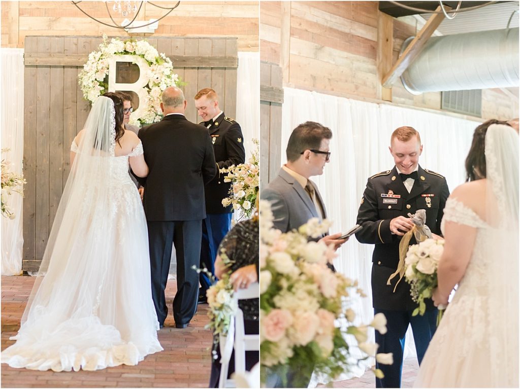 Gray, Blush and Ivory Wedding at Cross Creek Ranch in Dover, FL by Katie Hauburger Photography, Tampa Wedding Photographer