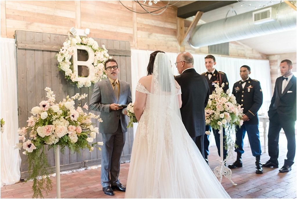 Gray, Blush and Ivory Wedding at Cross Creek Ranch in Dover, FL by Katie Hauburger Photography, Tampa Wedding Photographer