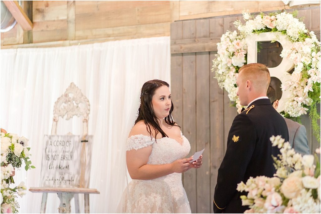 Gray, Blush and Ivory Wedding at Cross Creek Ranch in Dover, FL by Katie Hauburger Photography, Tampa Wedding Photographer