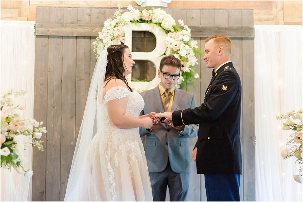 Gray, Blush and Ivory Wedding at Cross Creek Ranch in Dover, FL by Katie Hauburger Photography, Tampa Wedding Photographer