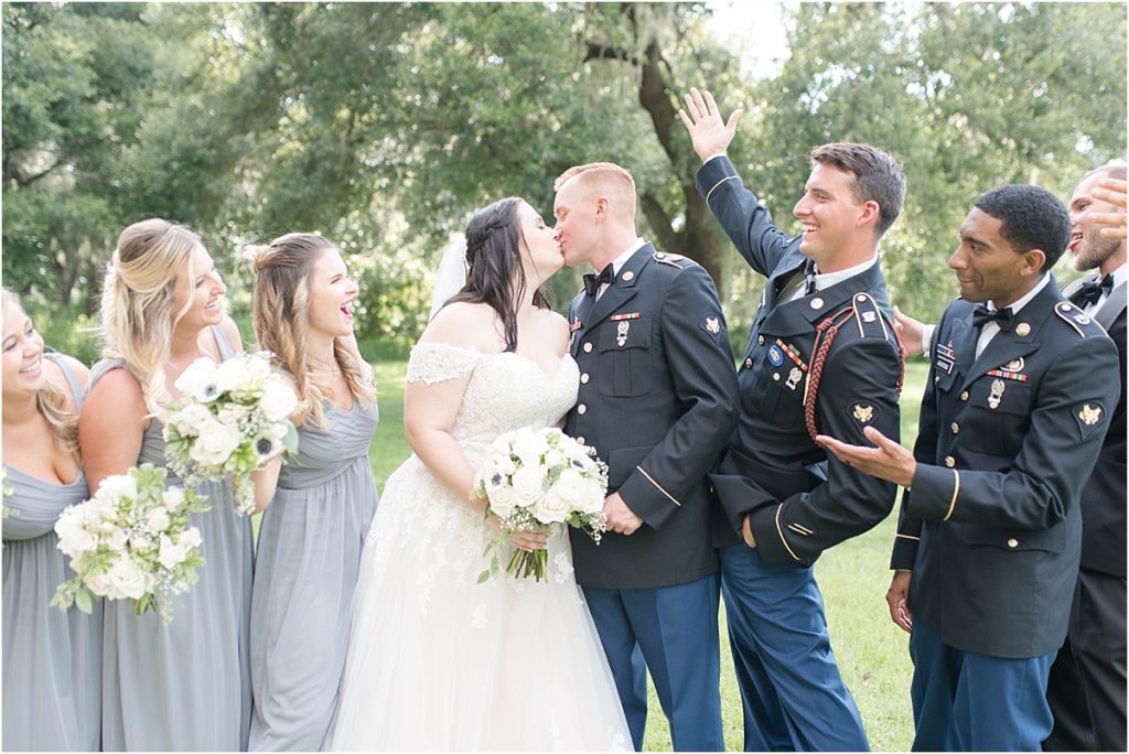 Gray, Blush and Ivory Wedding at Cross Creek Ranch in Dover, FL by Katie Hauburger Photography, Tampa Wedding Photographer