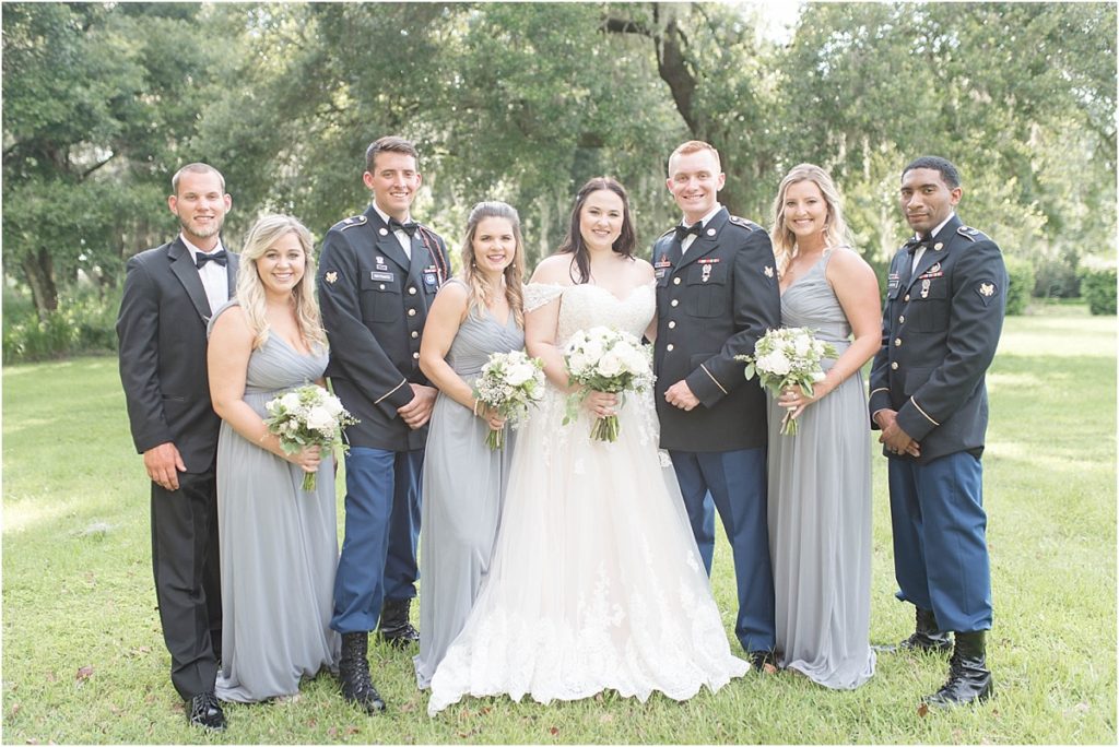 Gray, Blush and Ivory Wedding at Cross Creek Ranch in Dover, FL by Katie Hauburger Photography, Tampa Wedding Photographer