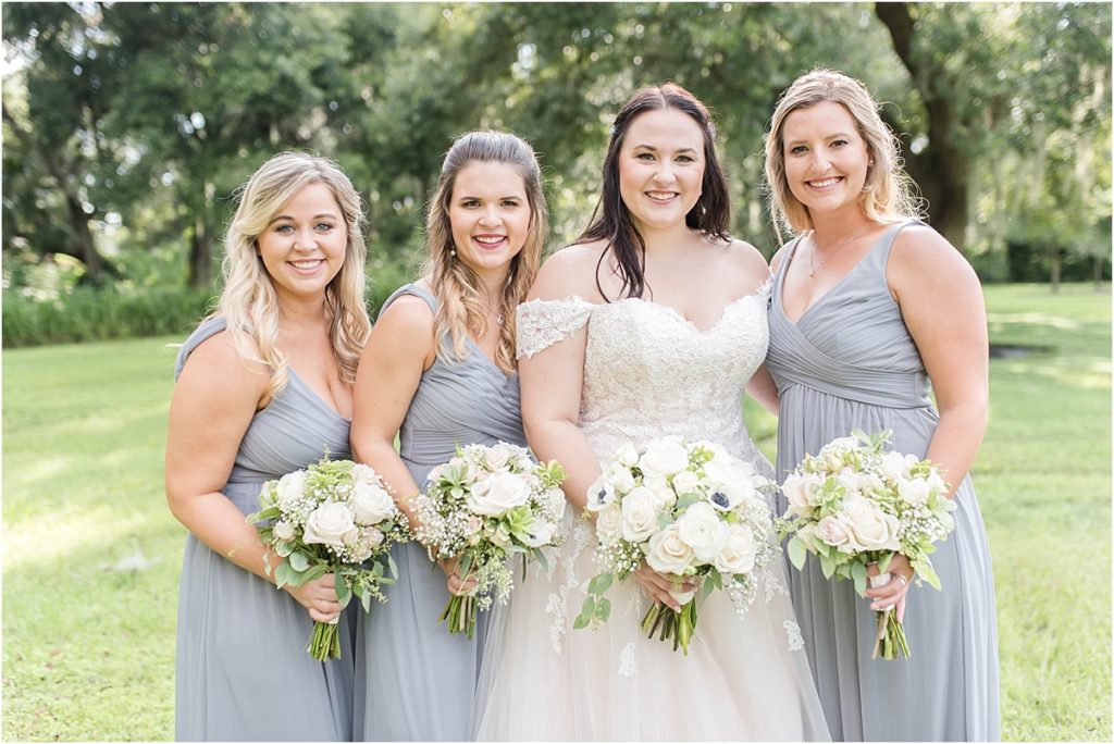 Gray, Blush and Ivory Wedding at Cross Creek Ranch in Dover, FL by Katie Hauburger Photography, Tampa Wedding Photographer