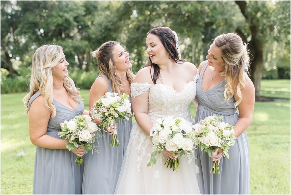 Gray, Blush and Ivory Wedding at Cross Creek Ranch in Dover, FL by Katie Hauburger Photography, Tampa Wedding Photographer