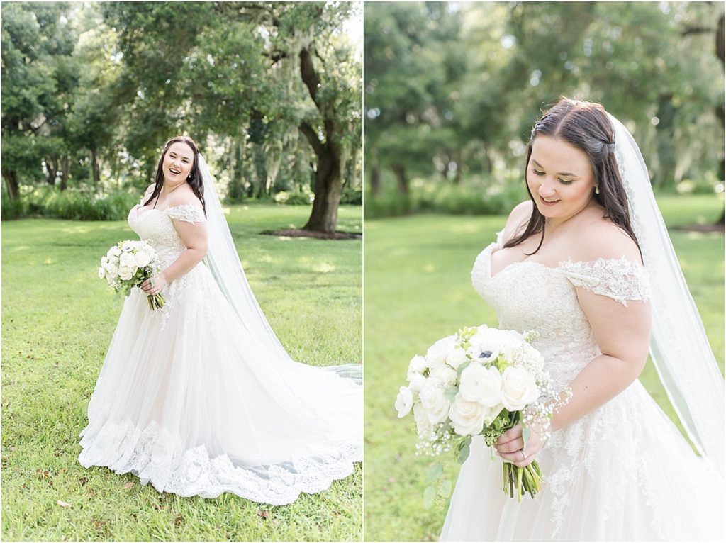 Gray, Blush and Ivory Wedding at Cross Creek Ranch in Dover, FL by Katie Hauburger Photography, Tampa Wedding Photographer