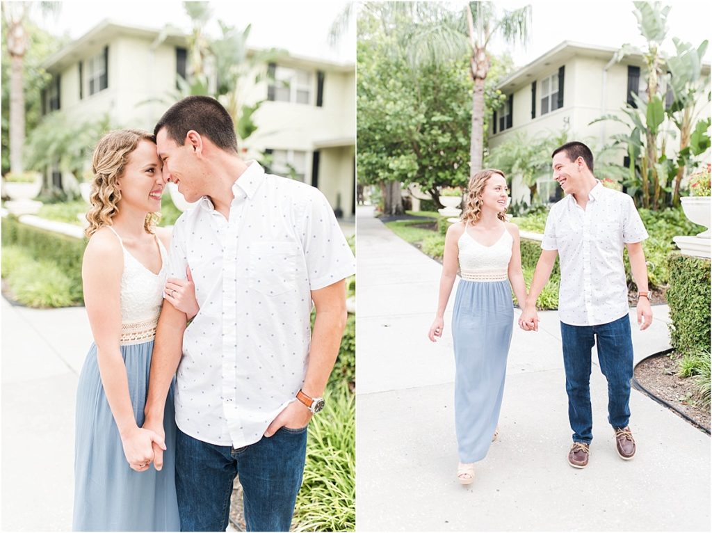 Davis Island Engagement Session in Tampa, Florida by Katie Hauburger Photography, Tampa Wedding Photographer, Orlando Wedding Photographer