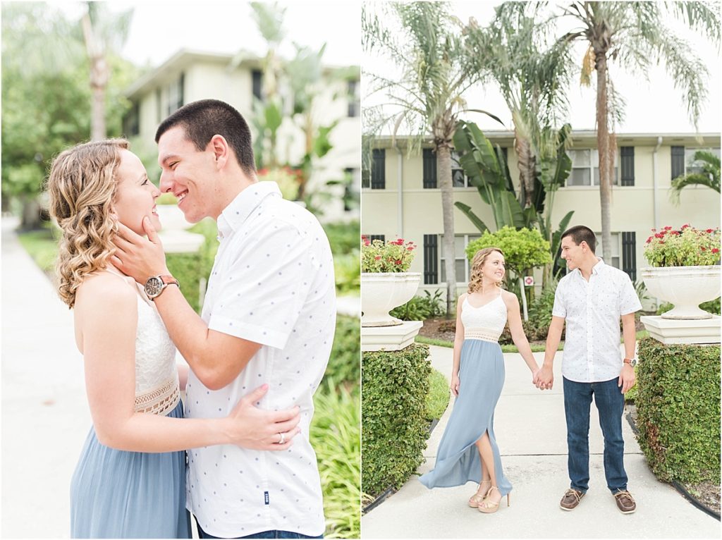 Davis Island Engagement Session in Tampa, Florida by Katie Hauburger Photography, Tampa Wedding Photographer, Orlando Wedding Photographer