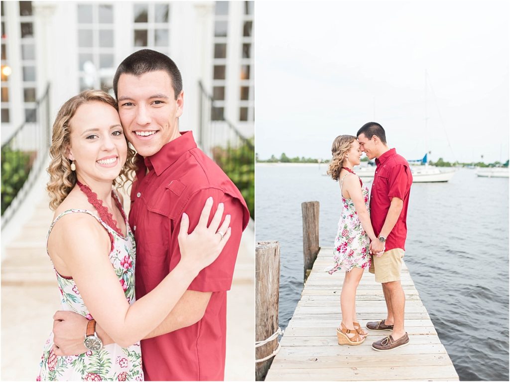 Davis Island Engagement Session in Tampa, Florida by Katie Hauburger Photography, Tampa Wedding Photographer, Orlando Wedding Photographer