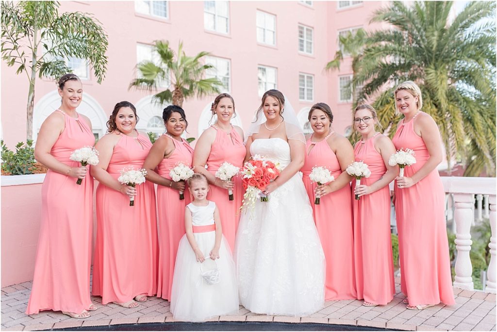 Elegant Coral Wedding at The Don Cesar in St Petersburg, FL by Katie Hauburger Photography, Tampa Wedding Photographer