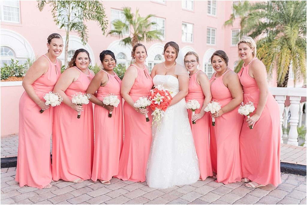 Elegant Coral Wedding at The Don Cesar in St Petersburg, FL by Katie Hauburger Photography, Tampa Wedding Photographer