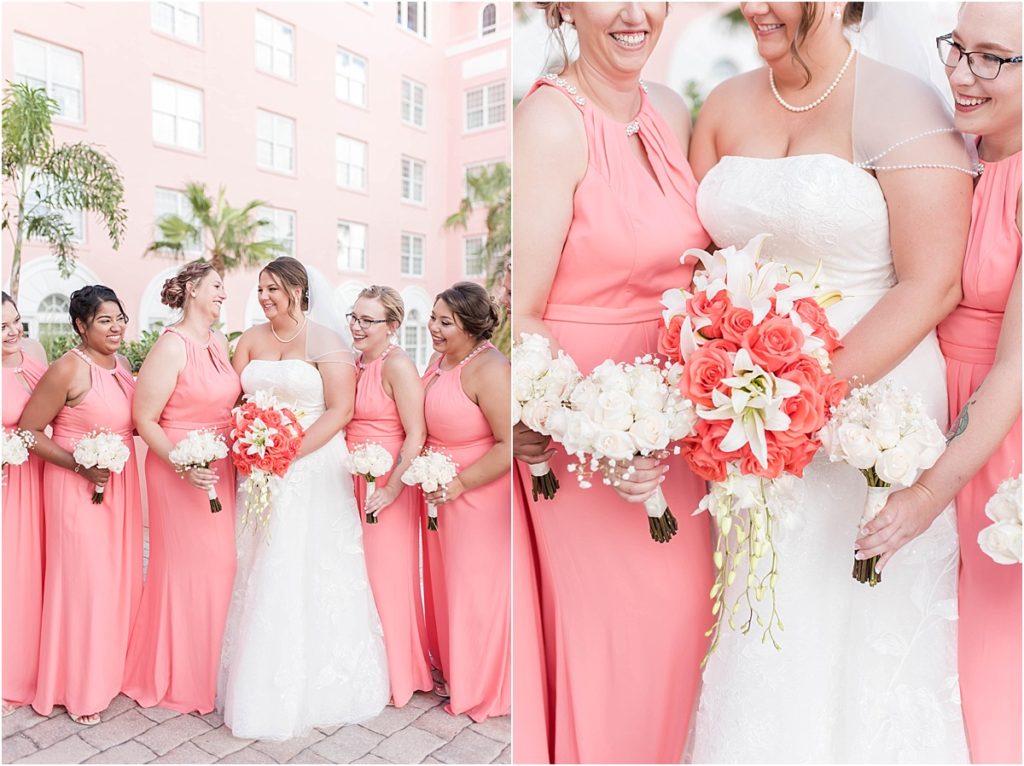 Elegant Coral Wedding at The Don Cesar in St Petersburg, FL by Katie Hauburger Photography, Tampa Wedding Photographer