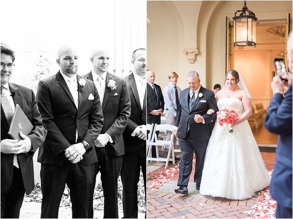 Elegant Coral Wedding at The Don Cesar in St Petersburg, FL by Katie Hauburger Photography, Tampa Wedding Photographer