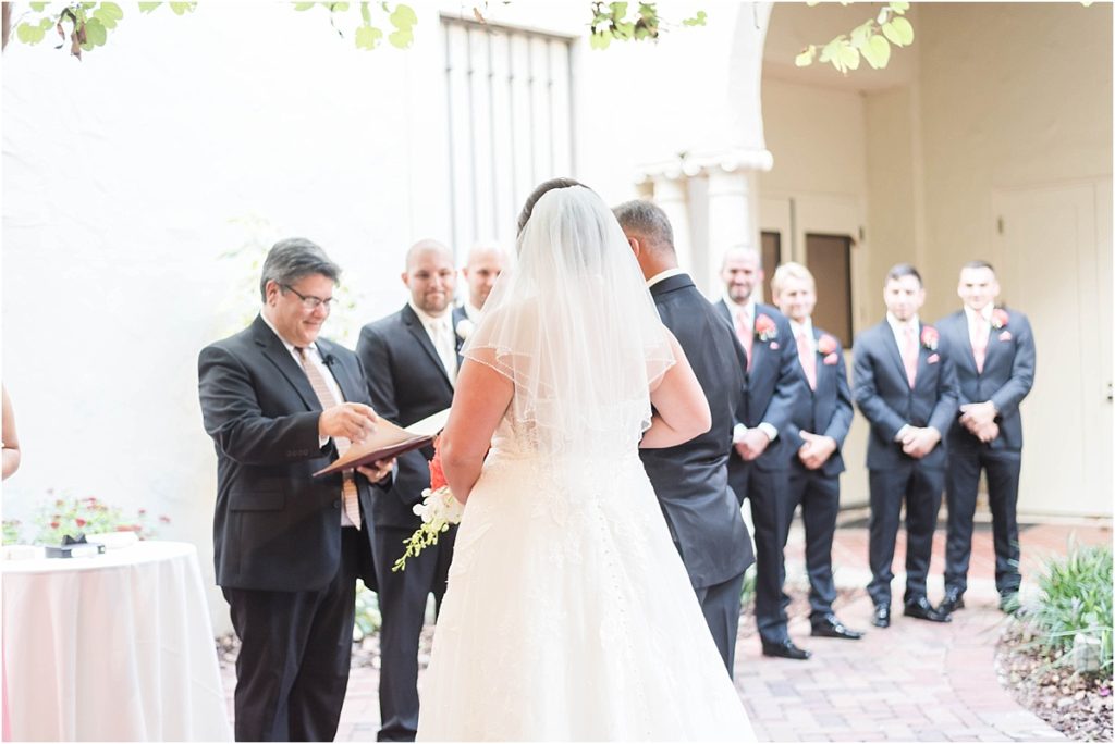 Elegant Coral Wedding at The Don Cesar in St Petersburg, FL by Katie Hauburger Photography, Tampa Wedding Photographer