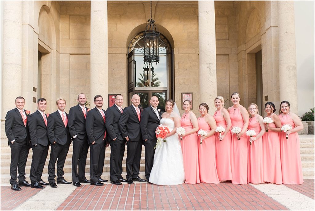 Elegant Coral Wedding at The Don Cesar in St Petersburg, FL by Katie Hauburger Photography, Tampa Wedding Photographer