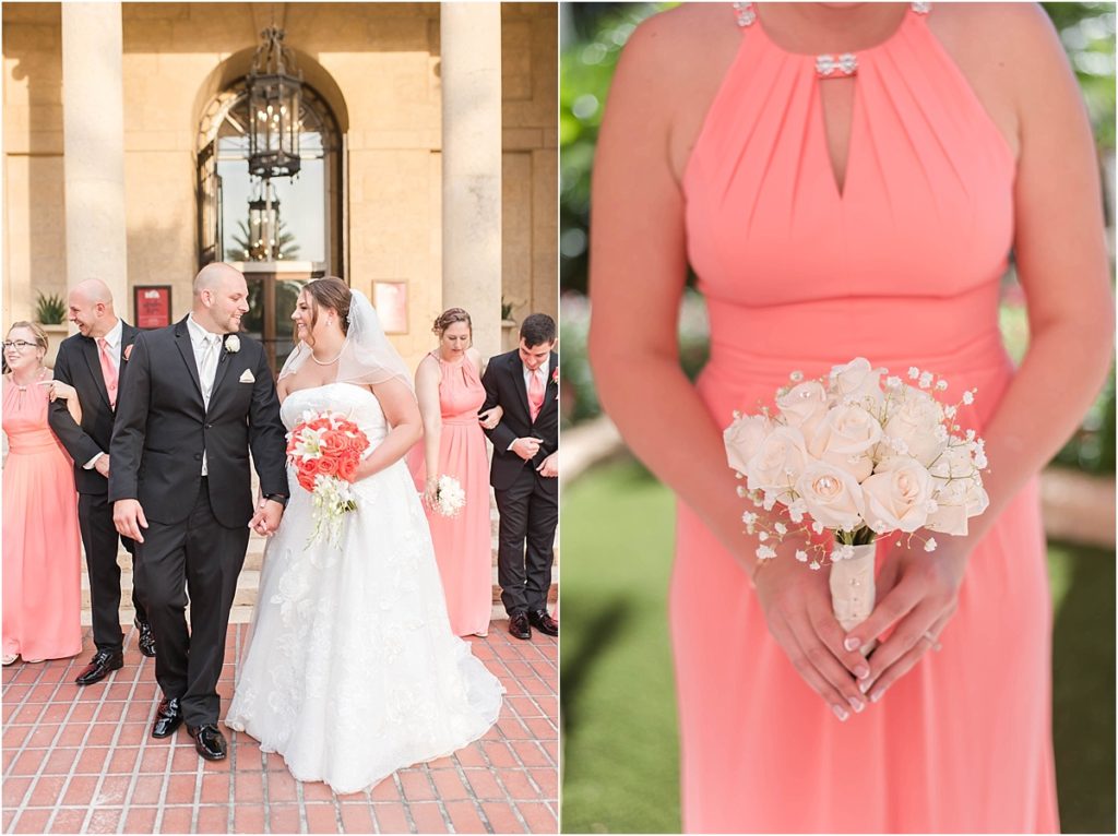 Elegant Coral Wedding at The Don Cesar in St Petersburg, FL by Katie Hauburger Photography, Tampa Wedding Photographer