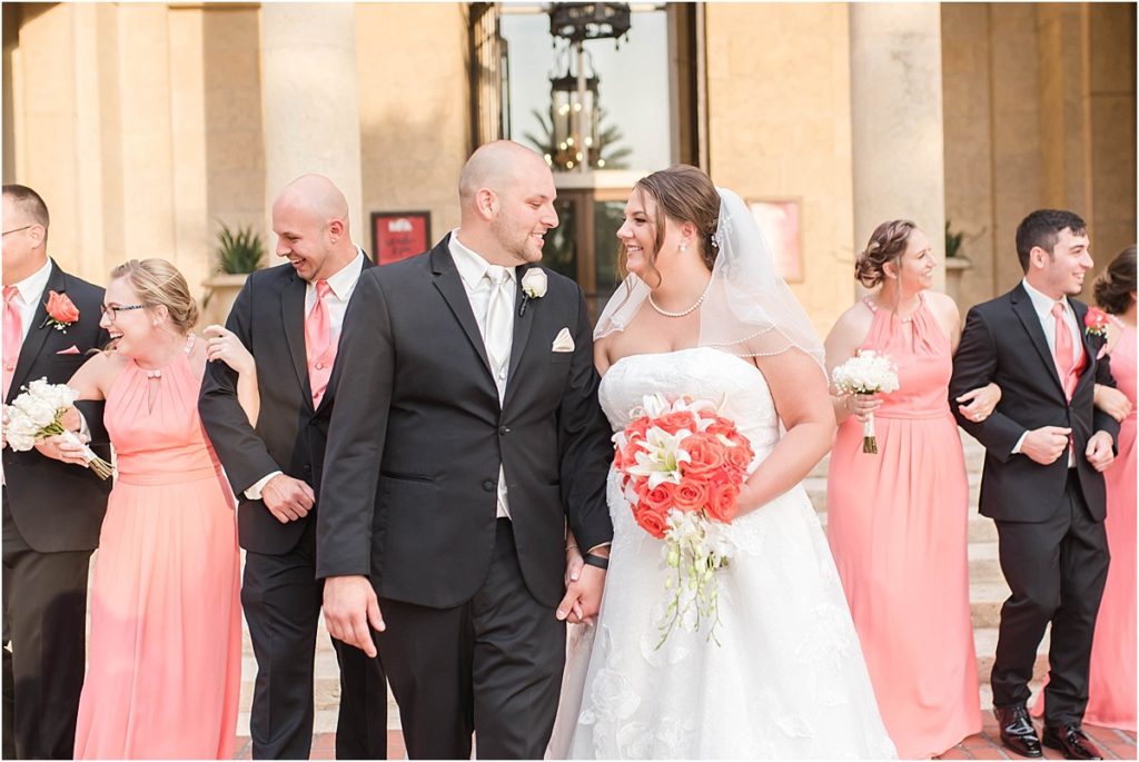 Elegant Coral Wedding at The Don Cesar in St Petersburg, FL by Katie Hauburger Photography, Tampa Wedding Photographer