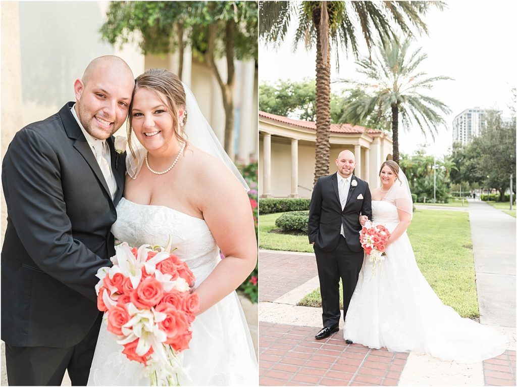 Elegant Coral Wedding at The Don Cesar in St Petersburg, FL by Katie Hauburger Photography, Tampa Wedding Photographer