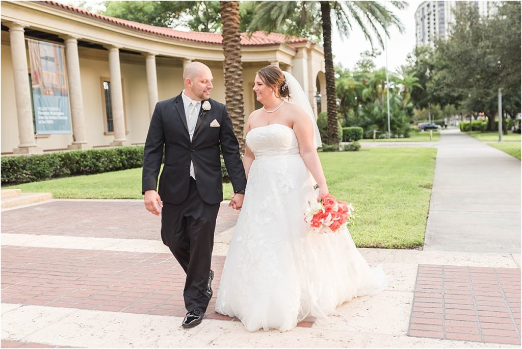 Elegant Coral Wedding at The Don Cesar in St Petersburg, FL by Katie Hauburger Photography, Tampa Wedding Photographer