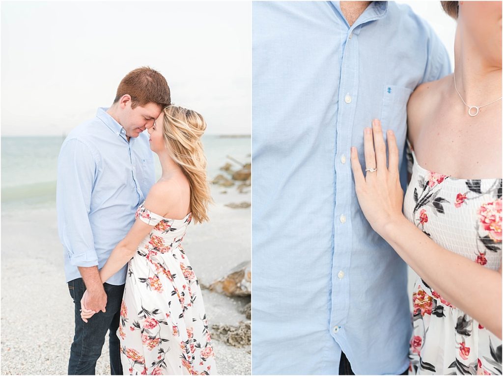 A Summer Engagement Session at Sand Key Park in Clearwater, FL by Katie Hauburger, Tampa Wedding Photographer, Florida Wedding Photographer