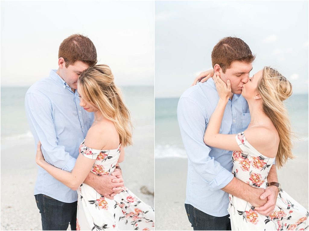 A Summer Engagement Session at Sand Key Park in Clearwater, FL by Katie Hauburger, Tampa Wedding Photographer, Florida Wedding Photographer