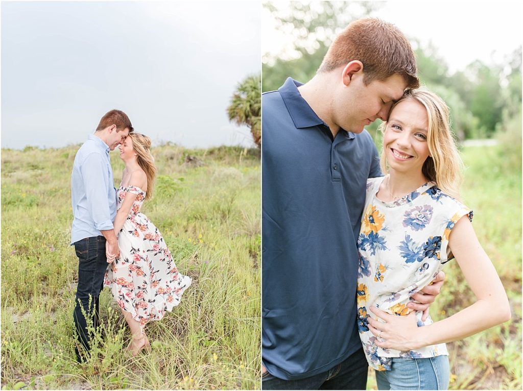 A Summer Engagement Session at Sand Key Park in Clearwater, FL by Katie Hauburger, Tampa Wedding Photographer, Florida Wedding Photographer