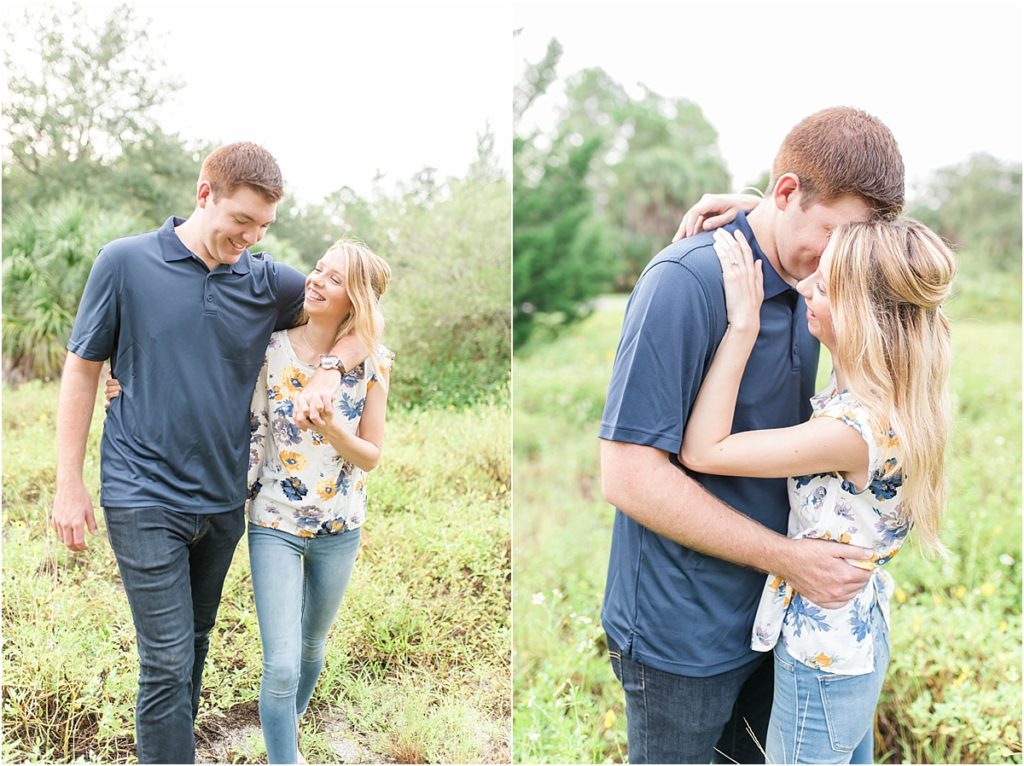 A Summer Engagement Session at Sand Key Park in Clearwater, FL by Katie Hauburger, Tampa Wedding Photographer, Florida Wedding Photographer