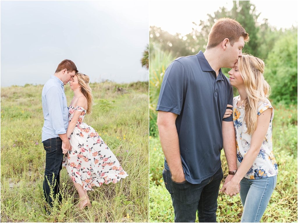 A Summer Engagement Session at Sand Key Park in Clearwater, FL by Katie Hauburger, Tampa Wedding Photographer, Florida Wedding Photographer