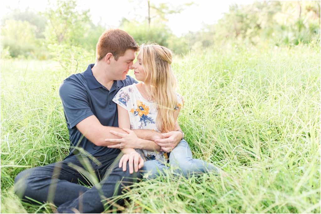 A Summer Engagement Session at Sand Key Park in Clearwater, FL by Katie Hauburger, Tampa Wedding Photographer, Florida Wedding Photographer