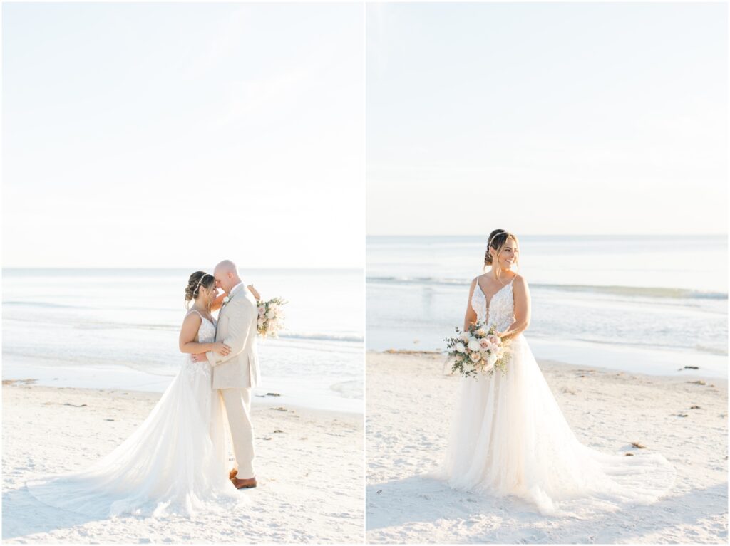 Anna Maria Island Wedding. Anna Maria Island Wedding Photography. The Sand Bar Wedding Photography. Sarasota Wedding Photographer. Blush and Tan Beach Wedding. 
