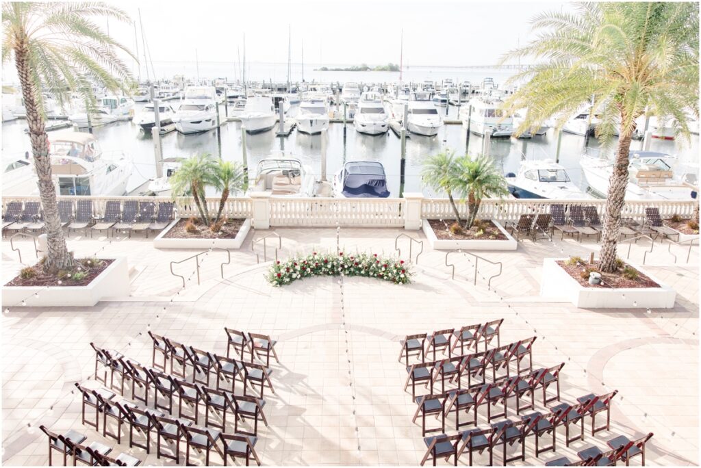 Westshore Yacht Club. Tampa Wedding Photography. Tampa Wedding Photos. Westshore Yacht Club Wedding Photos. Florida Winter Wedding. Burgundy Winter Wedding. 
