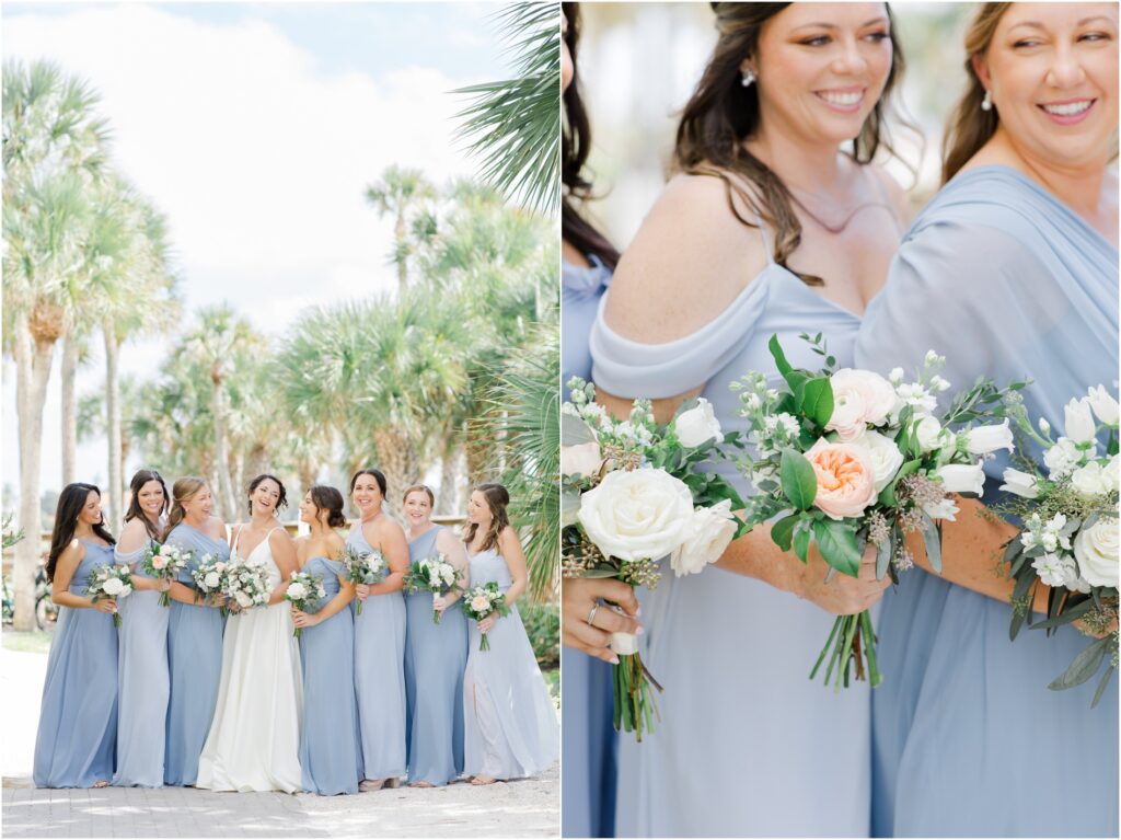 Resort at Longboat Key wedding photos. Sarasota wedding photography. coastal southern wedding inspiration. Katie Hauburger Photography.