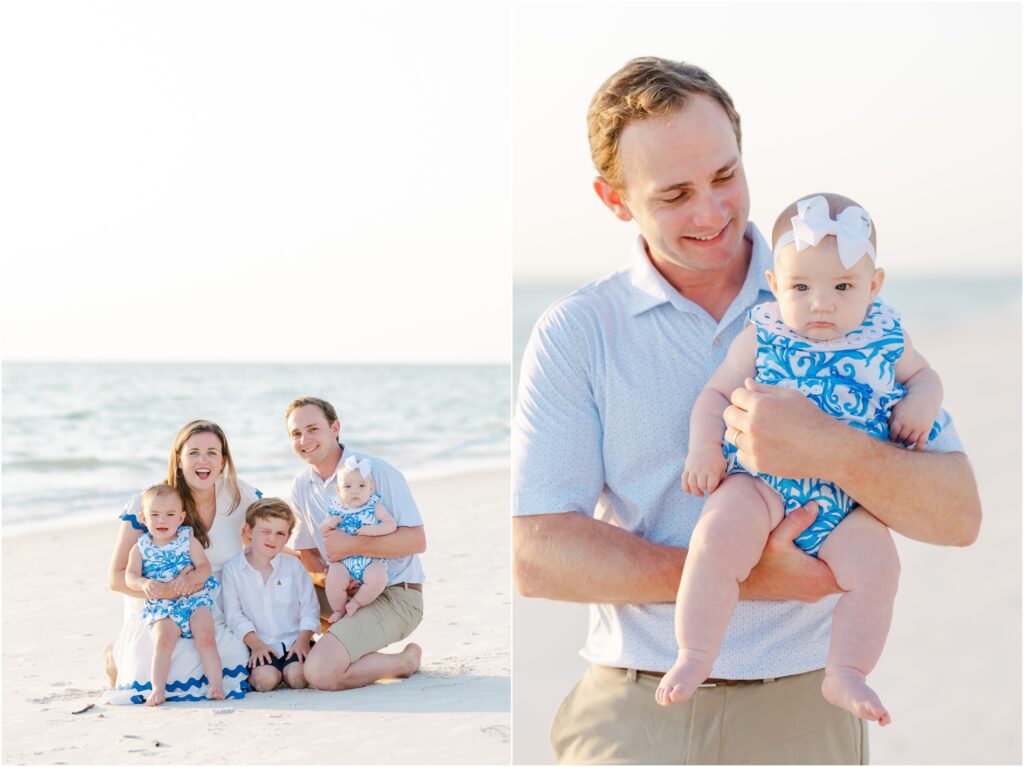 Naples Beach Family Photos. Southwest florida family photographer. family photos on the beach. fort meyers family photographer. Katie Hauburger Photography.