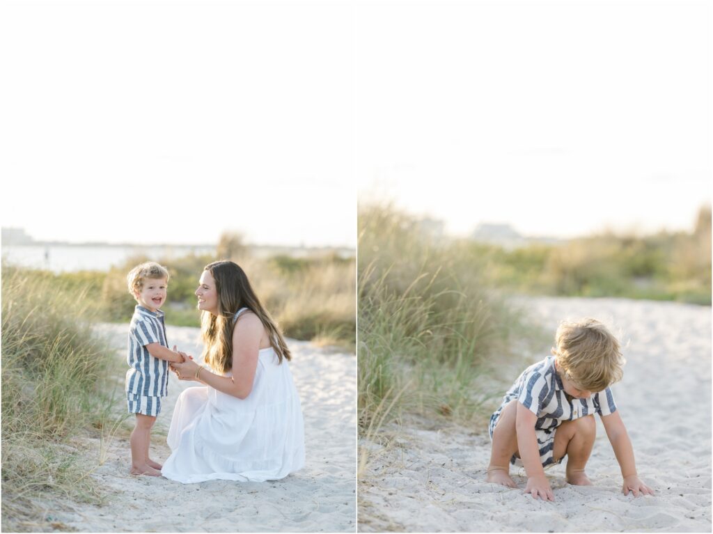 Cypress Point Park Family Photography. Tampa Family Photography. Sunset on the beach photos. Katie Hauburger Photography.