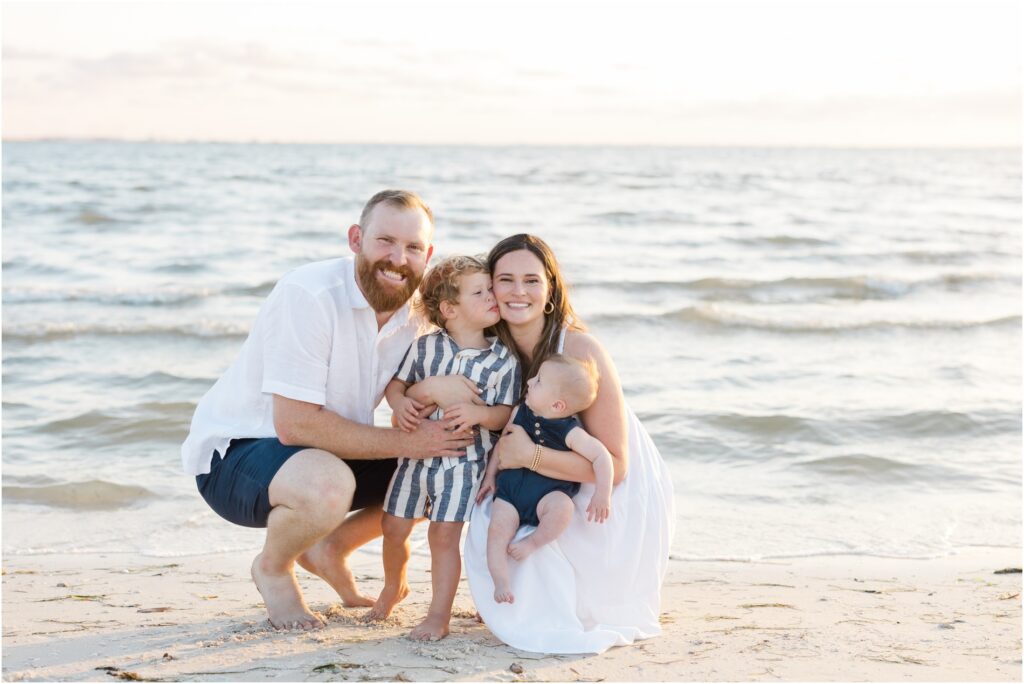 Cypress Point Park Family Photography. Tampa Family Photography. Sunset on the beach photos. Katie Hauburger Photography.