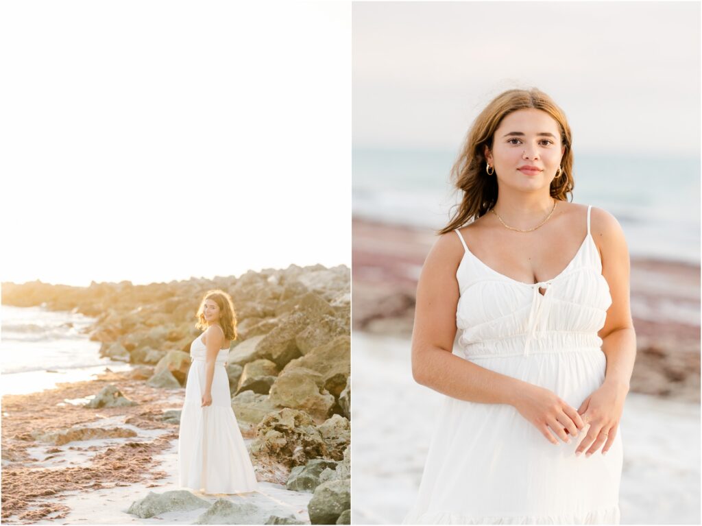 Clearwater Beach Senior Photos. Senior Photos on the beach. Tampa Senior Photographer.