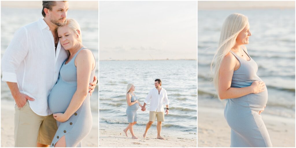Cypress Point Park Family Photos. Cypress Point Park Maternity Photos. Tampa Beach Family Photos. Tampa Tall Grass Field.